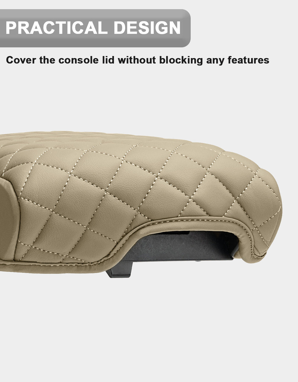 Center Console Armrest Cover for Hyundai Sonata 2015-2019