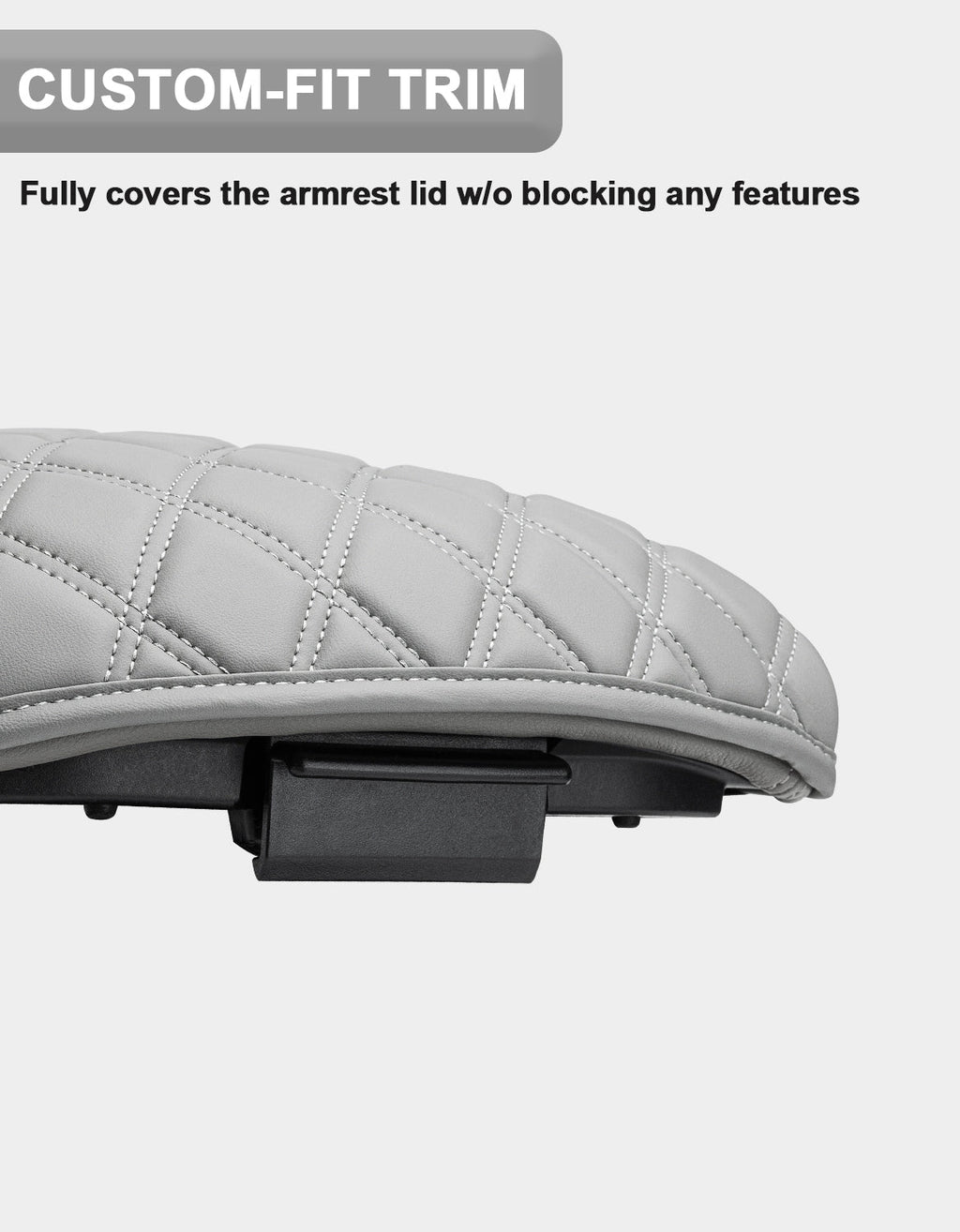 Center Console Armrest Cover Cushion Pad Protector for Honda Pilot 2009-2015