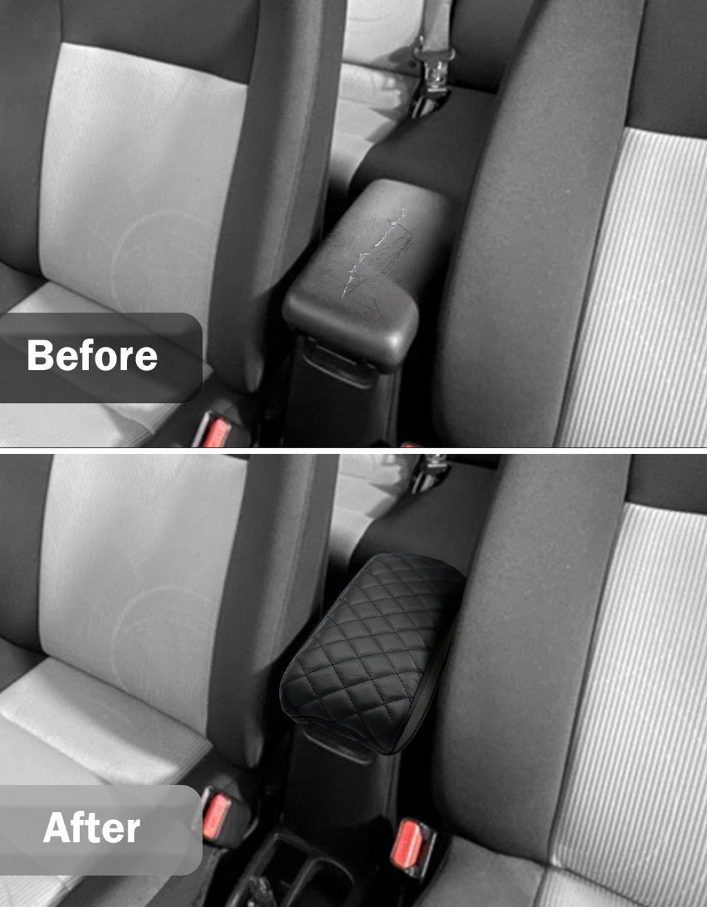 Center Console Armrest Cover for 2012-2019 Toyota Prius C
