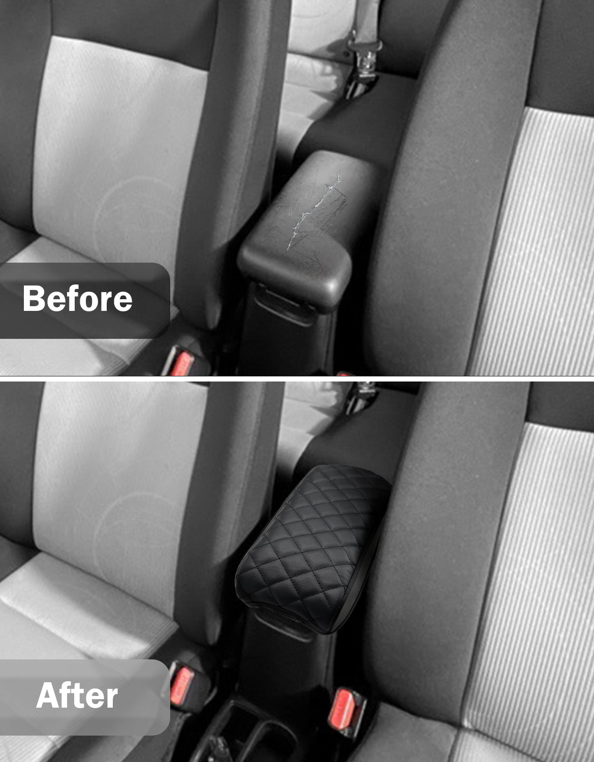 Center Console Armrest Cover for 2012-2019 Toyota Prius C