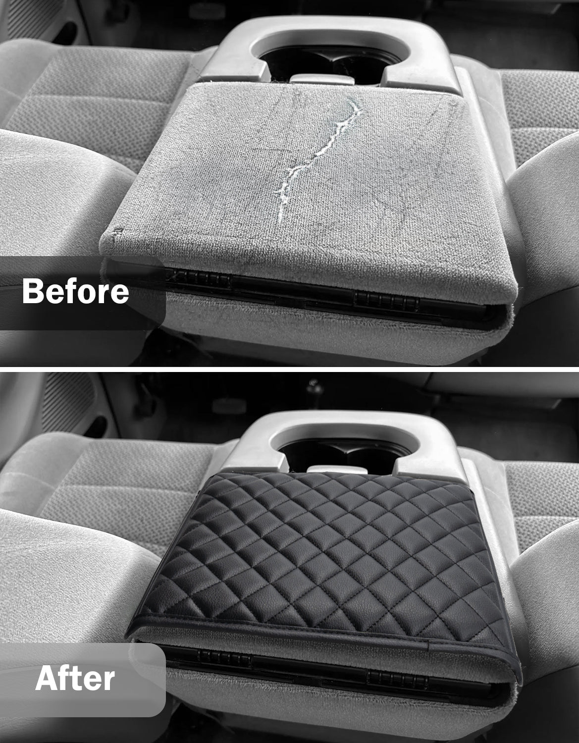 Center Console Armrest Cover Pad for Jump Seat 1999-2003 Ford F150