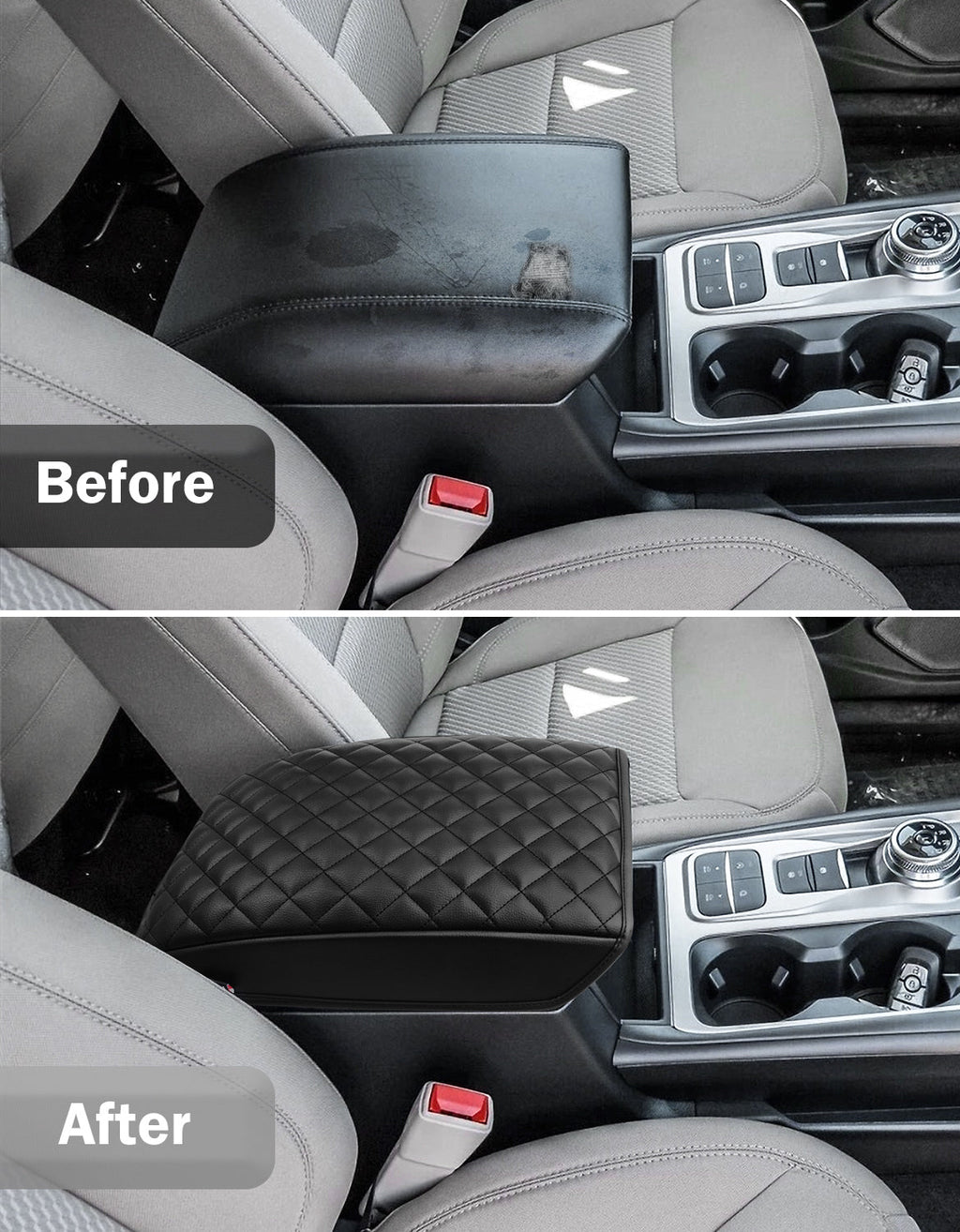 Center Console Armrest Cover Pad Cushion Protector for 2020-2026 Ford Explorer