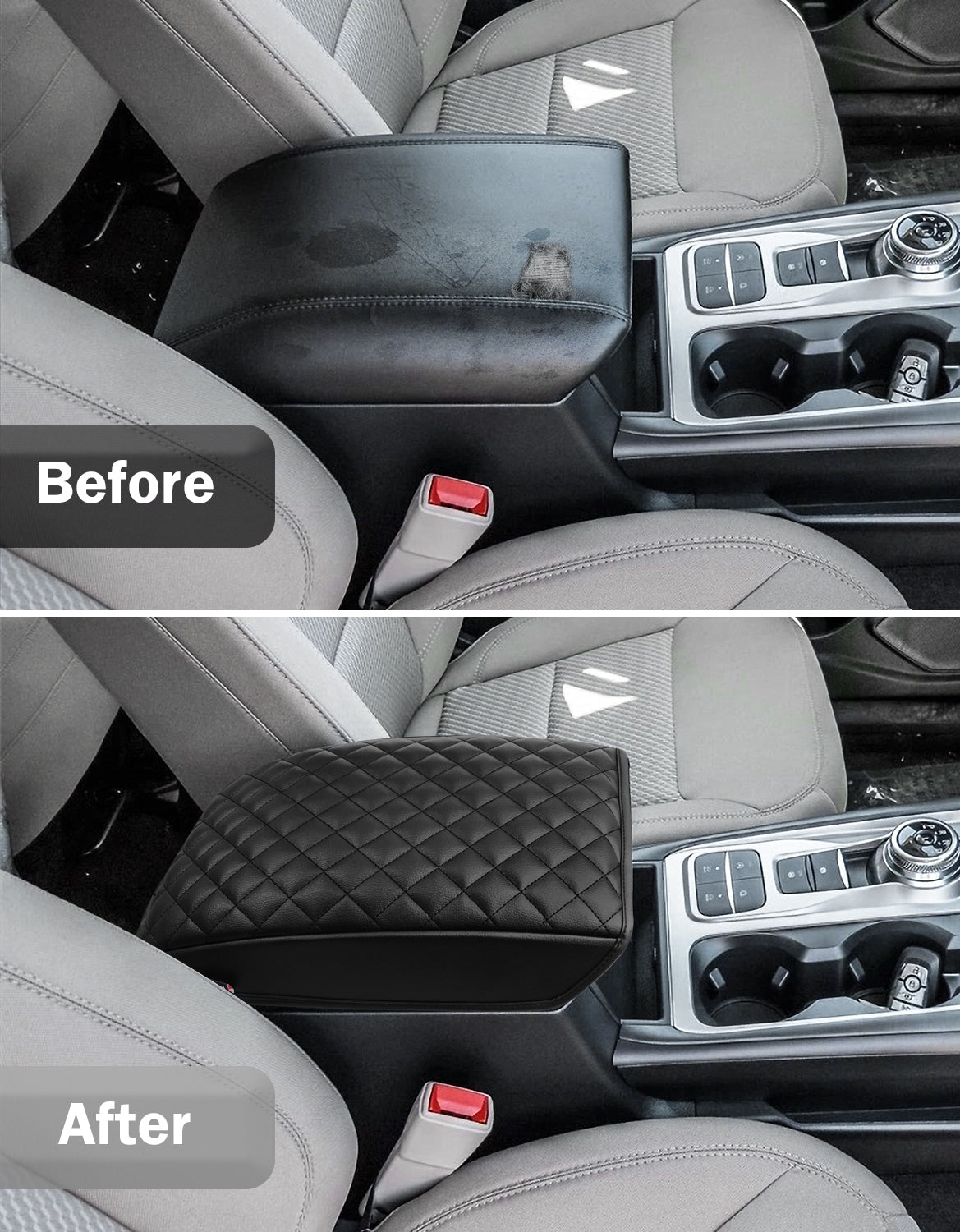 Center Console Armrest Cover Pad Cushion Protector for 2020-2026 Ford Explorer