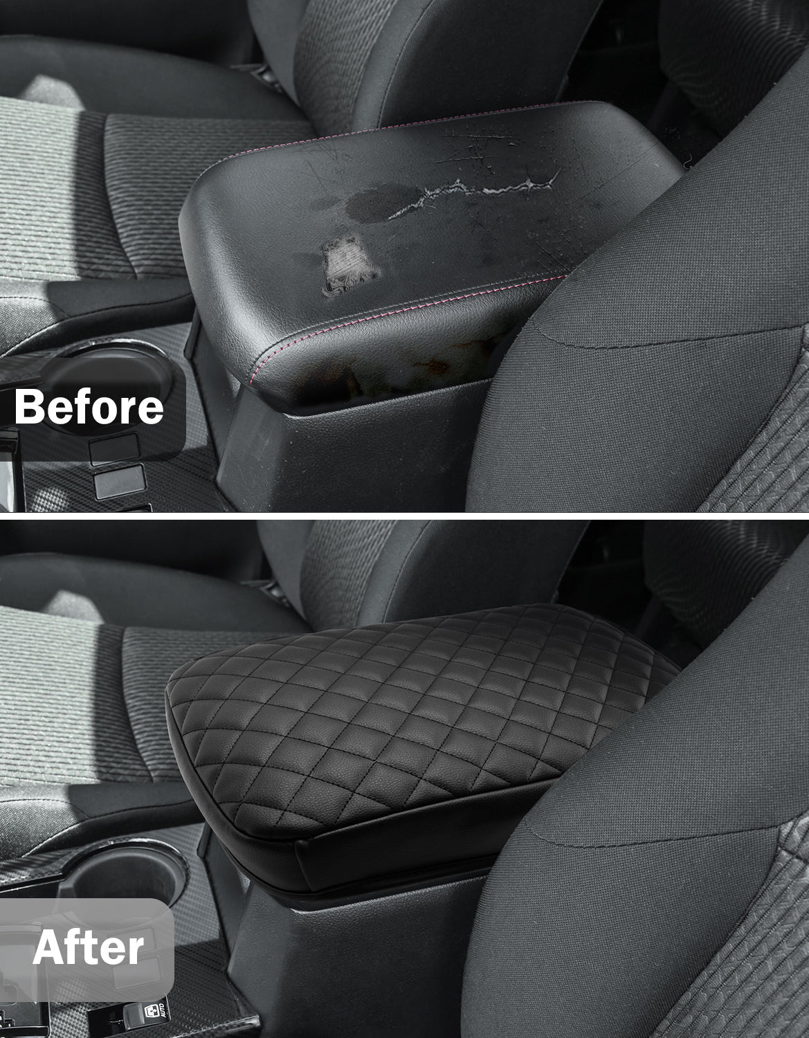 Center Console Armrest Cover Cushion Pad Protector for 2010-2024 Toyota 4Runner