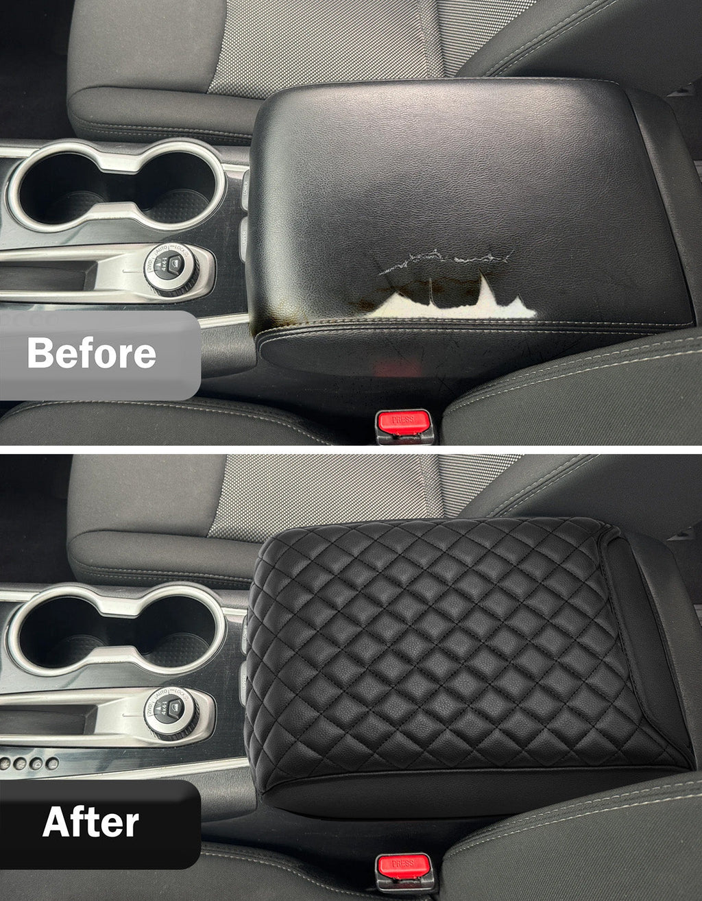 Center Console Armrest Cover Cushion Pad Protector for 2013-2020 Nissan Pathfinder,2013-2020 Infiniti QX60 / JX35