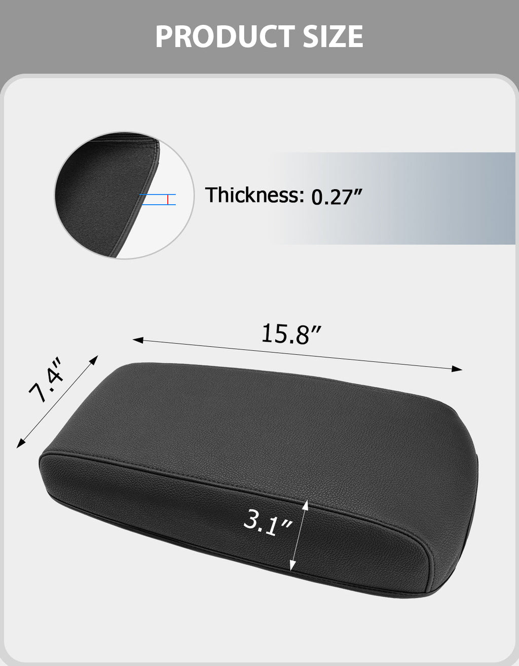 Center Console Armrest Cover for 2009-2014 Nissan Maxima,2013-2018 Nissan Altima