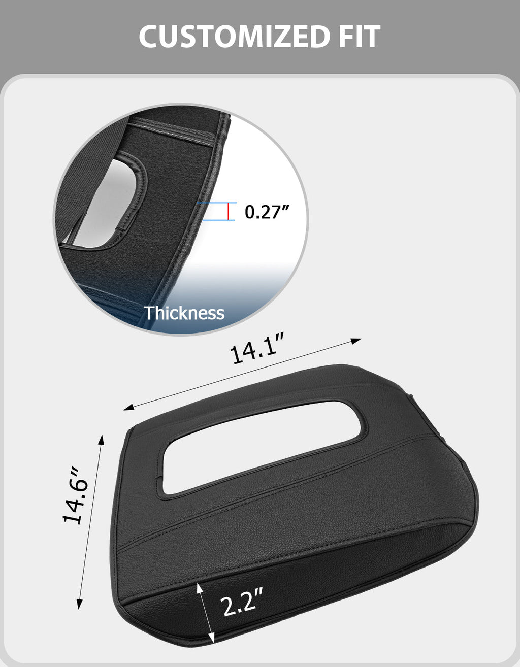 Center Console Armrest Cover for 2015-2020 Cadillac Escalade