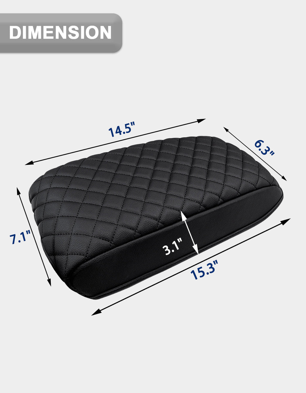 Center Console Armrest Cover for Hyundai Sonata 2015-2019