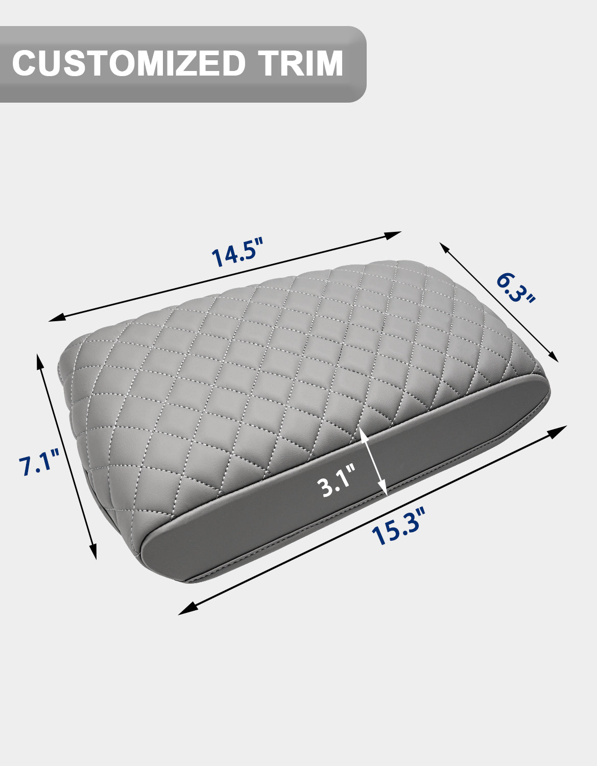 Center Console Armrest Cover for Hyundai Sonata 2015-2019