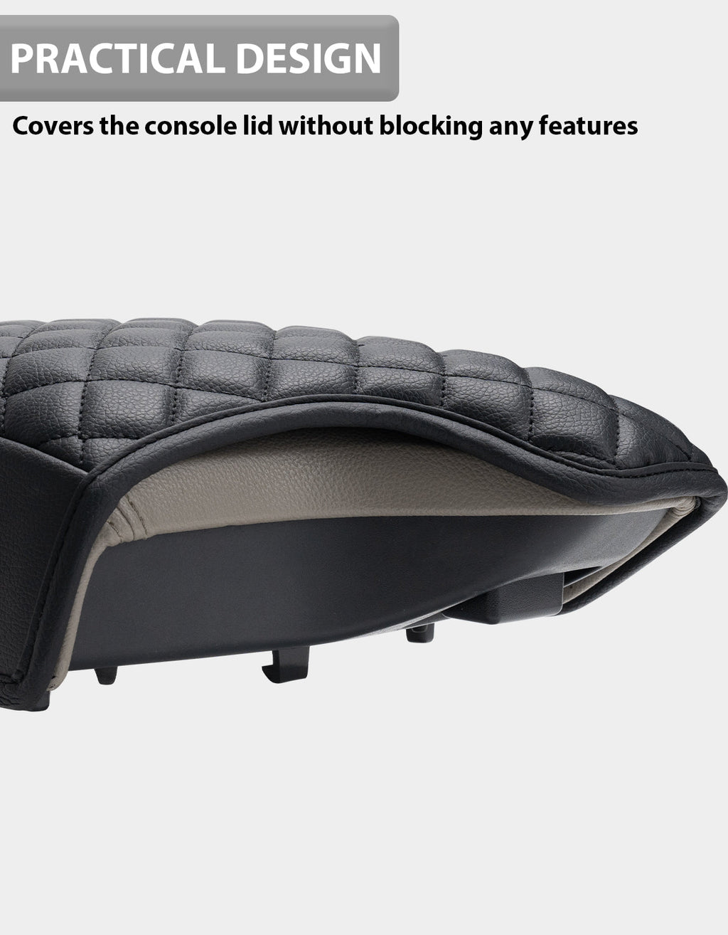 Center Console Cover Pad for Ford Ranger 2019-2023
