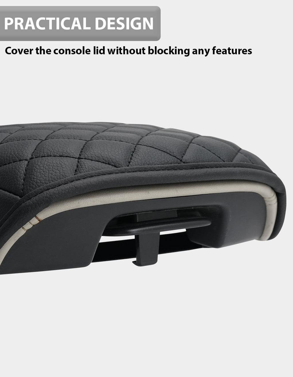Center Console Armrest Cover Pad Protector for Infiniti Q50 2014-2024