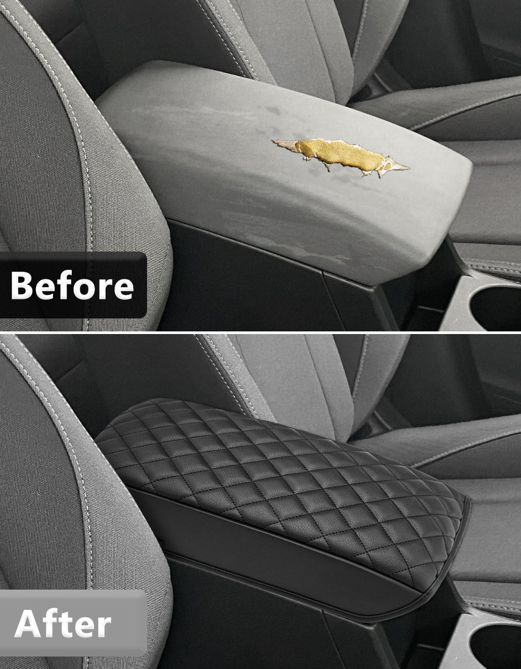 Center Console Armrest Cover Cushion Pad for 2024-2025 Subaru Impreza & Crosstrek