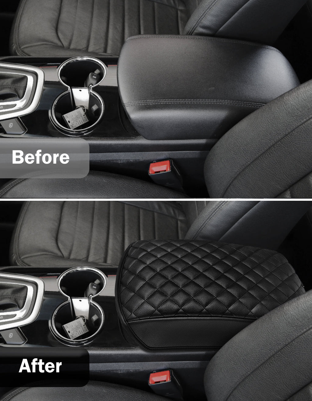 Center Console Armrest Cover for Ford Edge 2015-2020