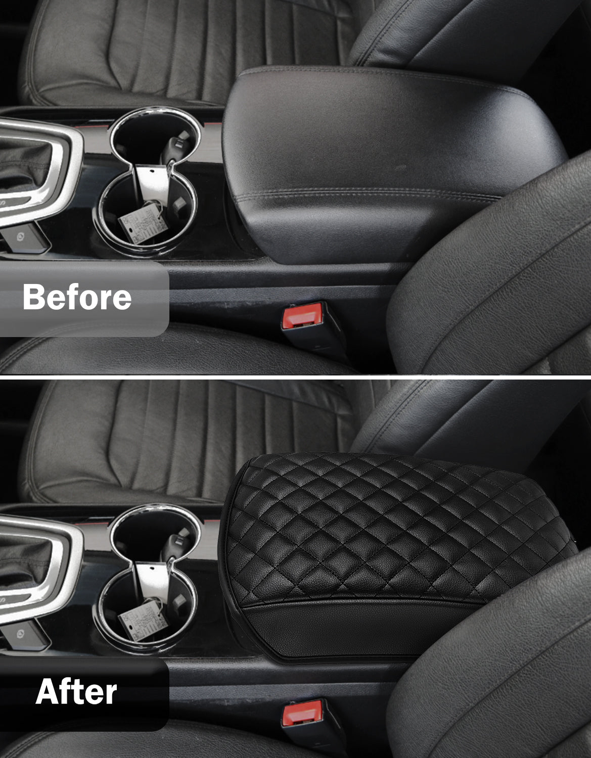 Center Console Armrest Cover for Ford Edge 2015-2020
