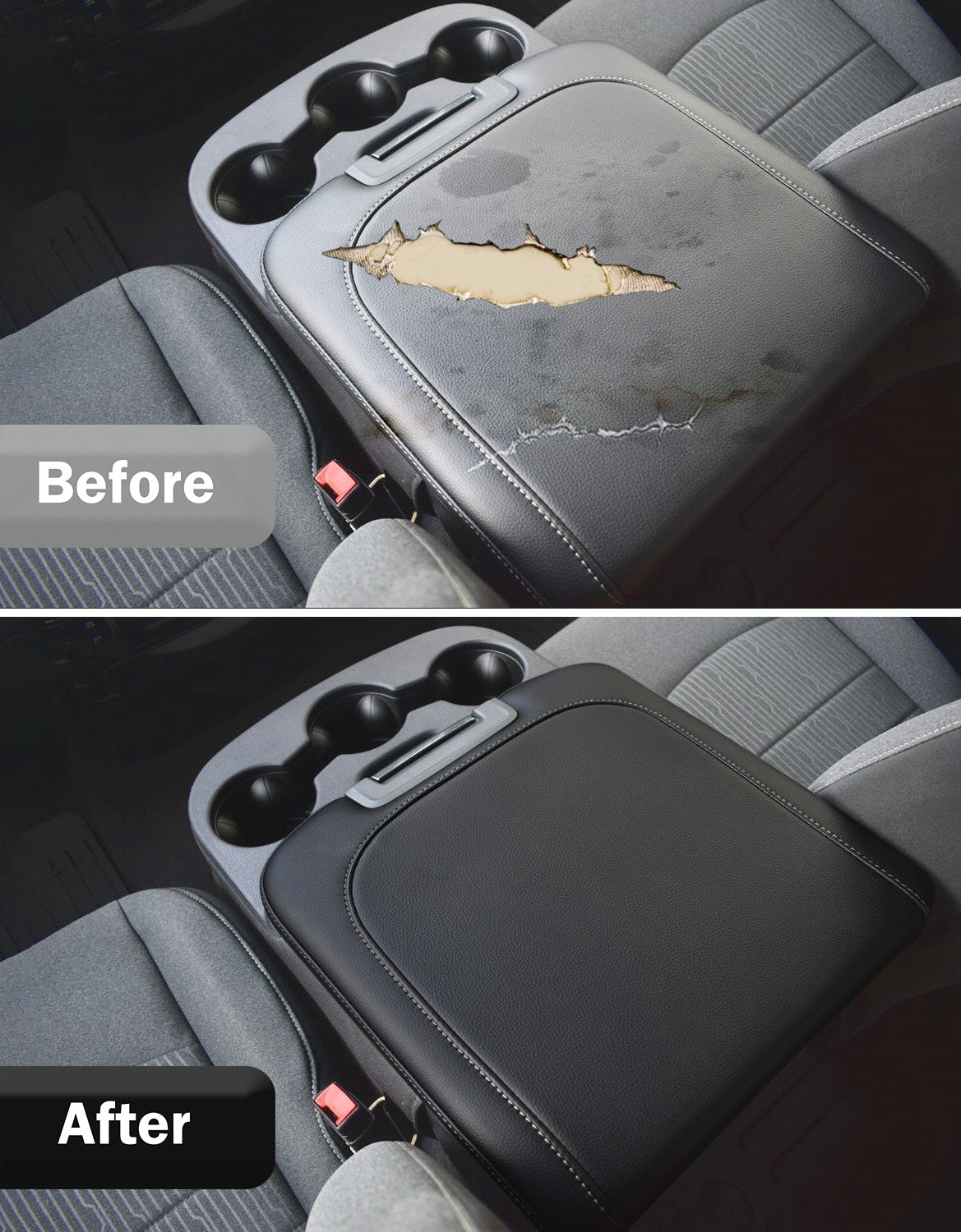 Easy Installation Center Console Cover Replacement for Jump Seat 2013-2018 Dodge Ram 1500,2013-2025 Dodge Ram 1500Classic,2013-2025 Dodge Ram 2500 3500