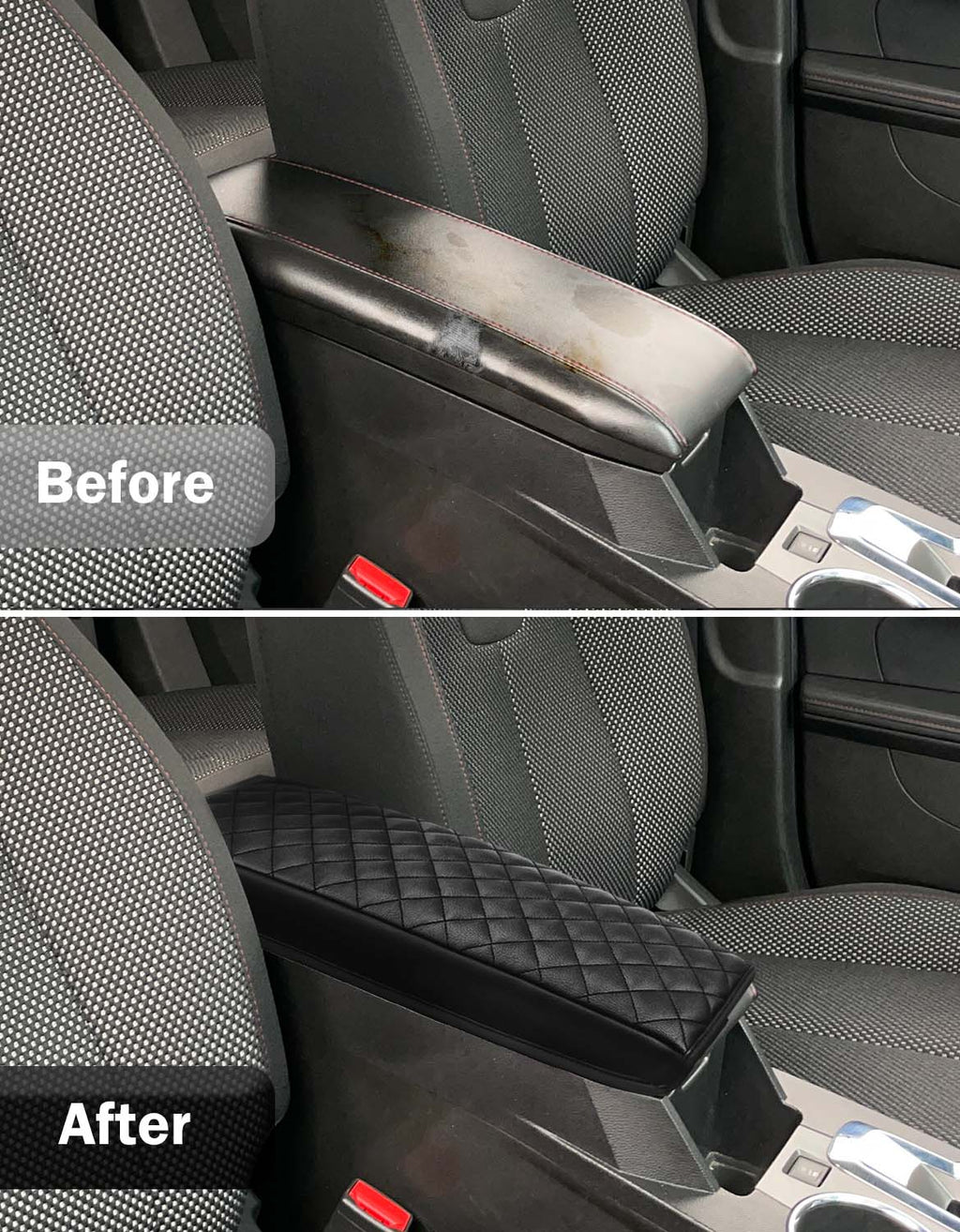 Center Console Armrest Cover for 2010-2017 Chevy Equinox,2010-2017 GMC Terrain