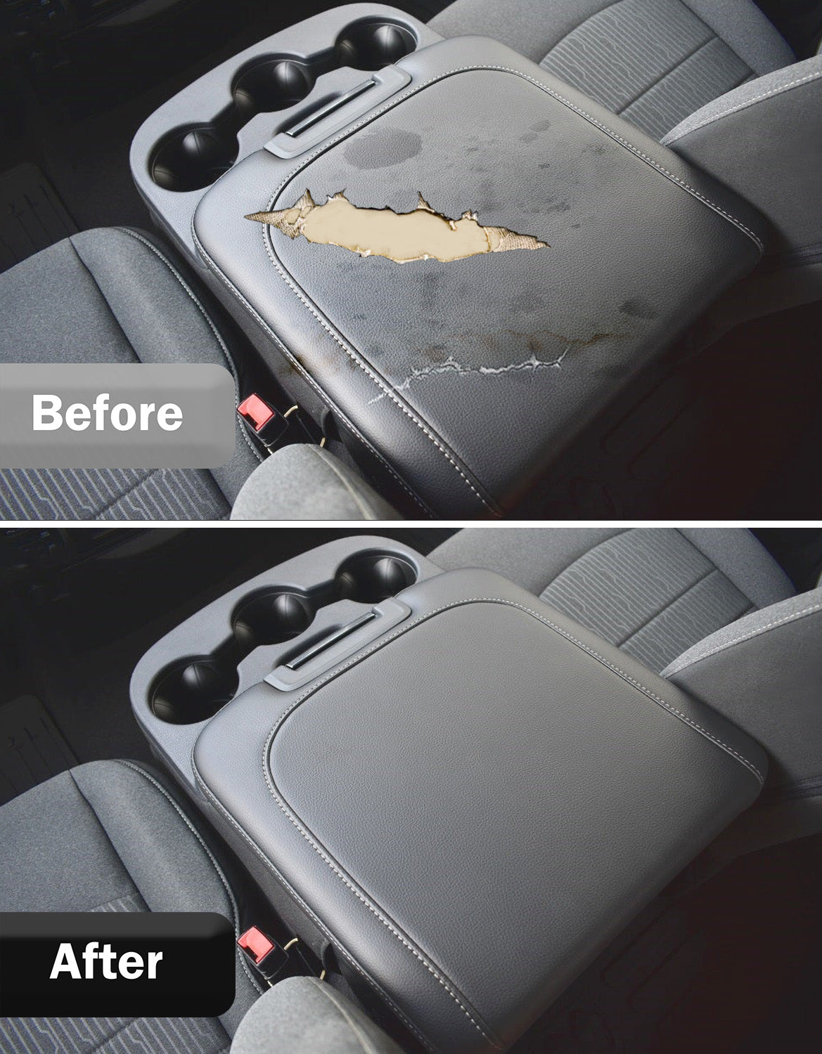 Easy Installation Center Console Cover Replacement for Jump Seat 2013-2018 Dodge Ram 1500,2013-2025 Dodge Ram 1500Classic,2013-2025 Dodge Ram 2500 3500