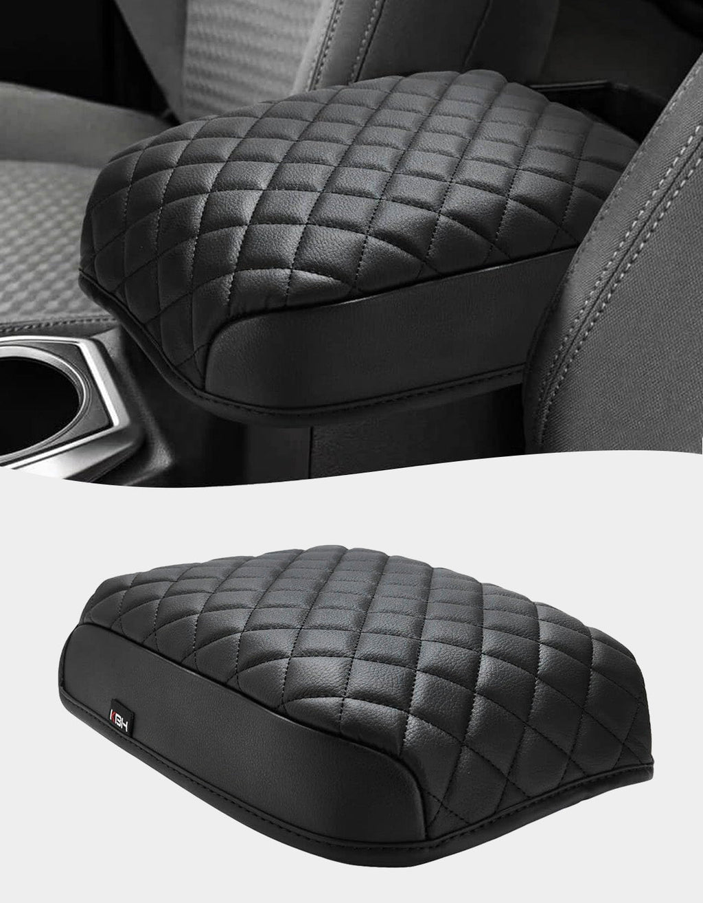 Center Console Armrest Cover Cushion Protector for Toyota Tacoma 2016-2023