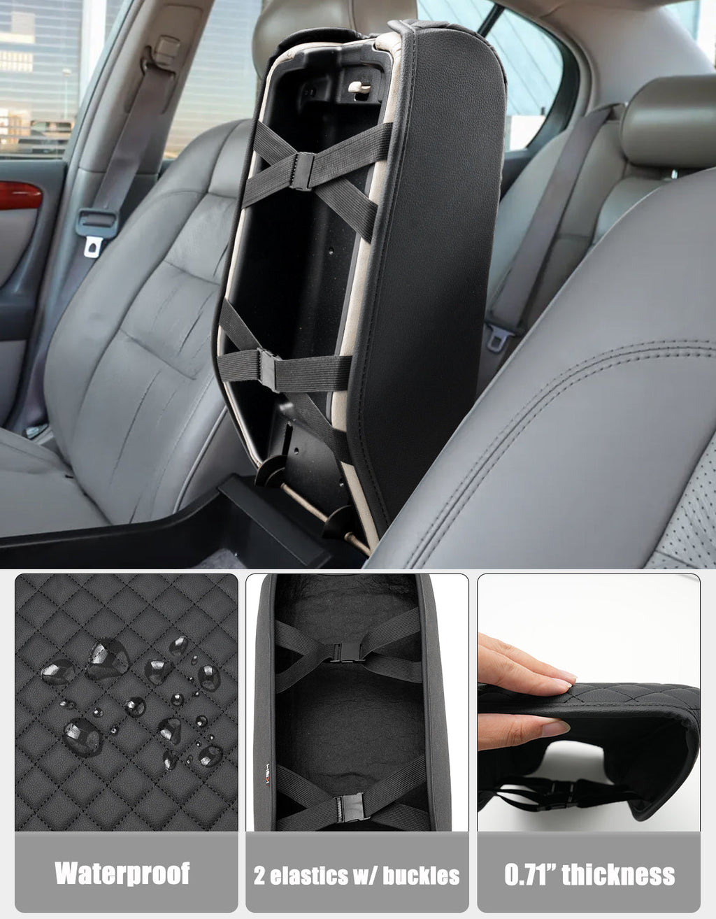 Center Console Armrest Cover Pad for 1998-2005 Lexus GS300 GS400 GS430