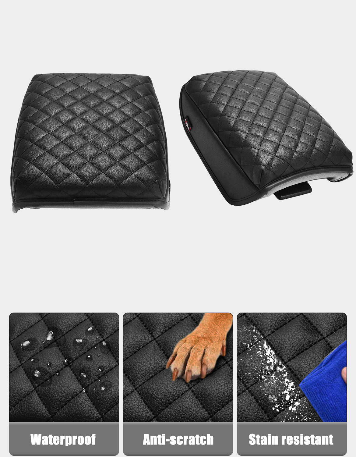 Center Console Armrest Cover Cushion Pad Protector for Honda CRV 2017-2022