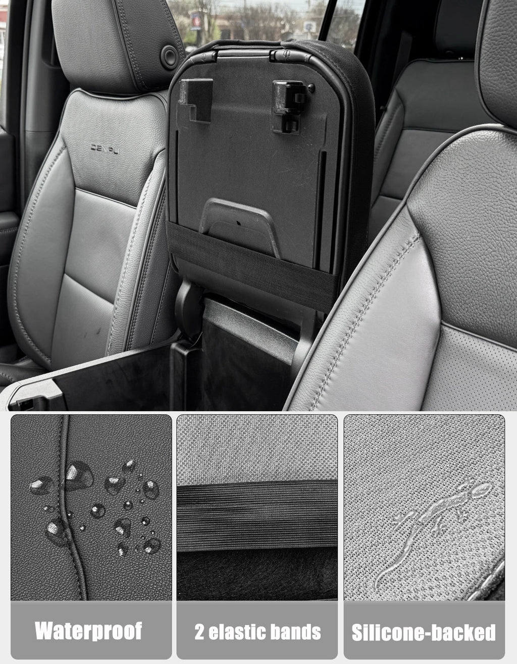 Power Sliding Console Armrest Cover for Bucket Seat 2021-2026 Chevy Tahoe Suburban,2021-2025 GMC Yukon