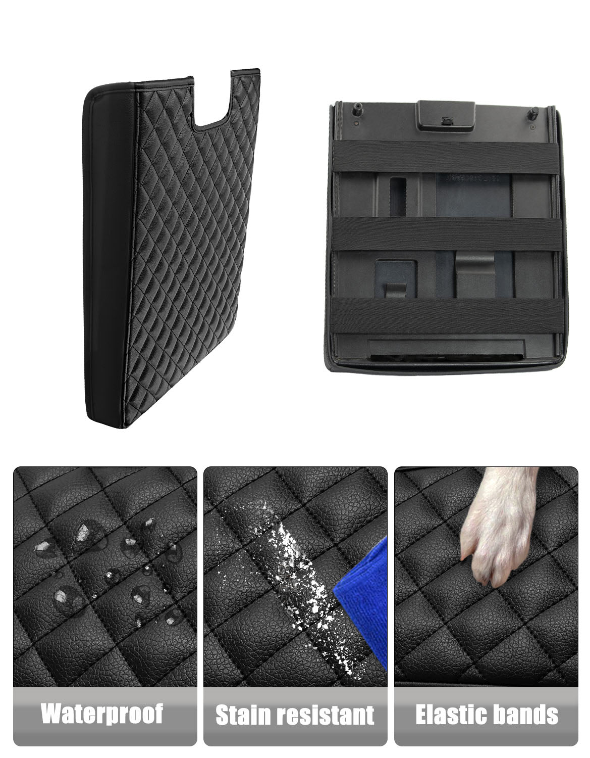 Center Console Armrest Cover for Jump Seat 2007-2013 Chevy Silverado 1500 2500 3500,2007-2013 Chevy Tahoe & Suburban,2007-2013 GMC Sierra 1500 2500 3500,2007-2013 GMC Yukon