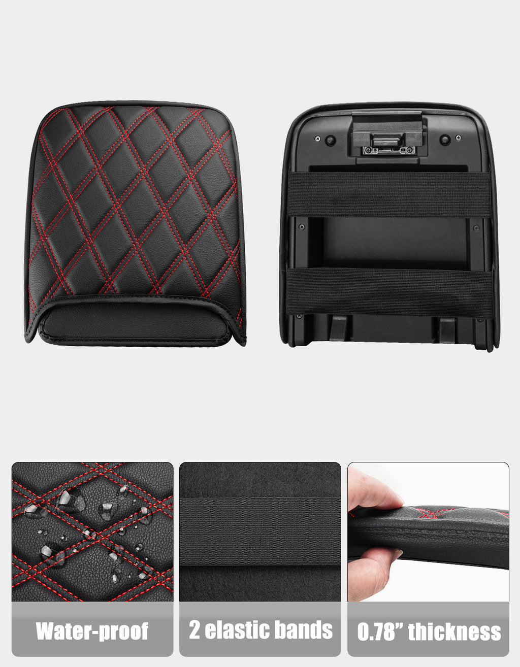 Center Console Armrest Cover Protector for Toyota Tacoma 2024-2026
