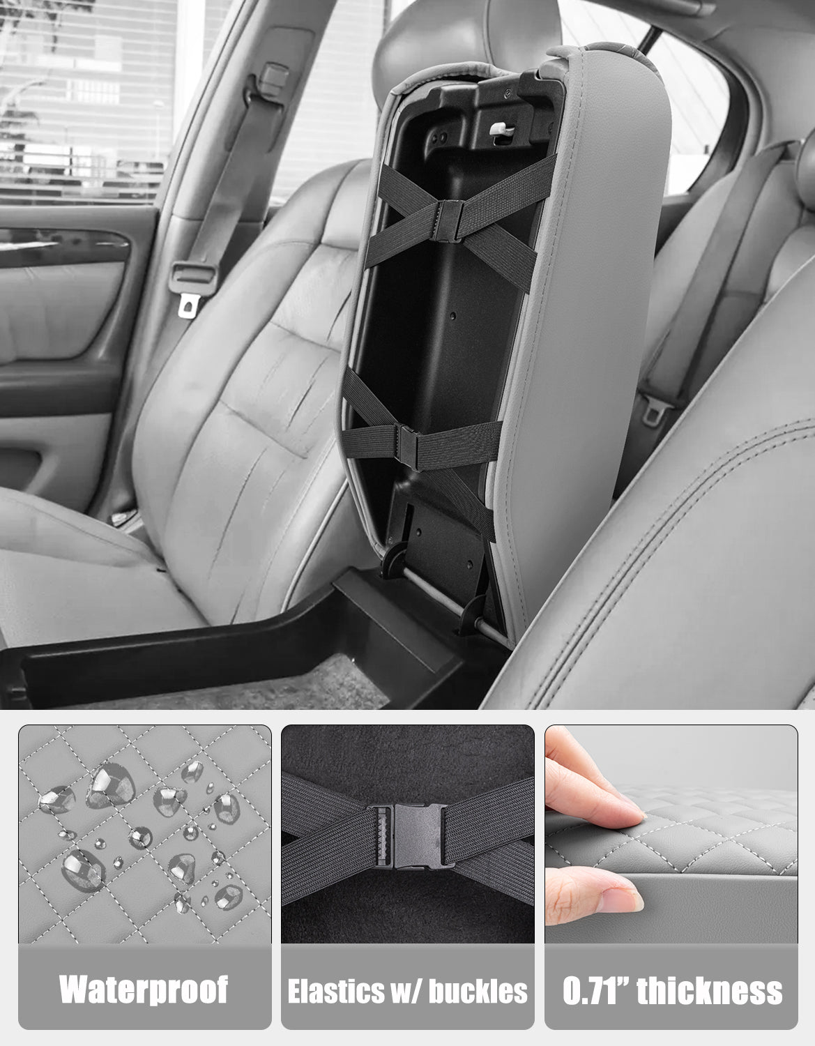 Center Console Armrest Cover Pad for 1998-2005 Lexus GS300 GS400 GS430