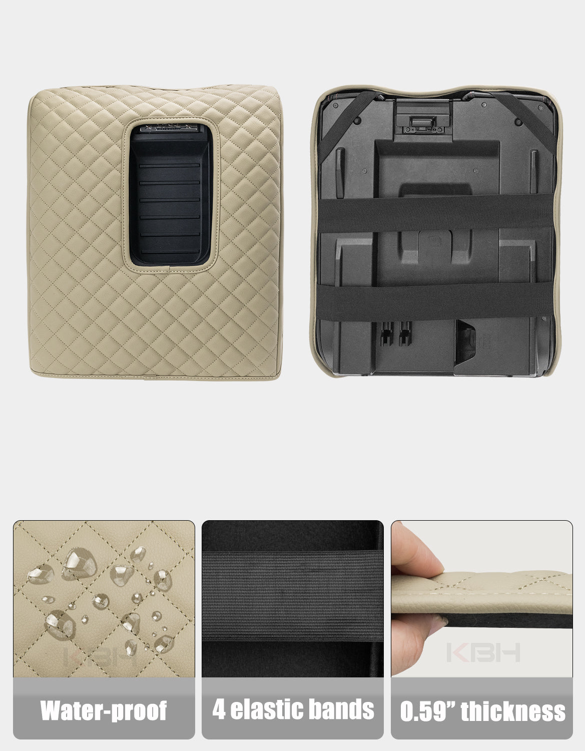 Center Console Armrest Cover for 2014-2021 Toyota Tundra