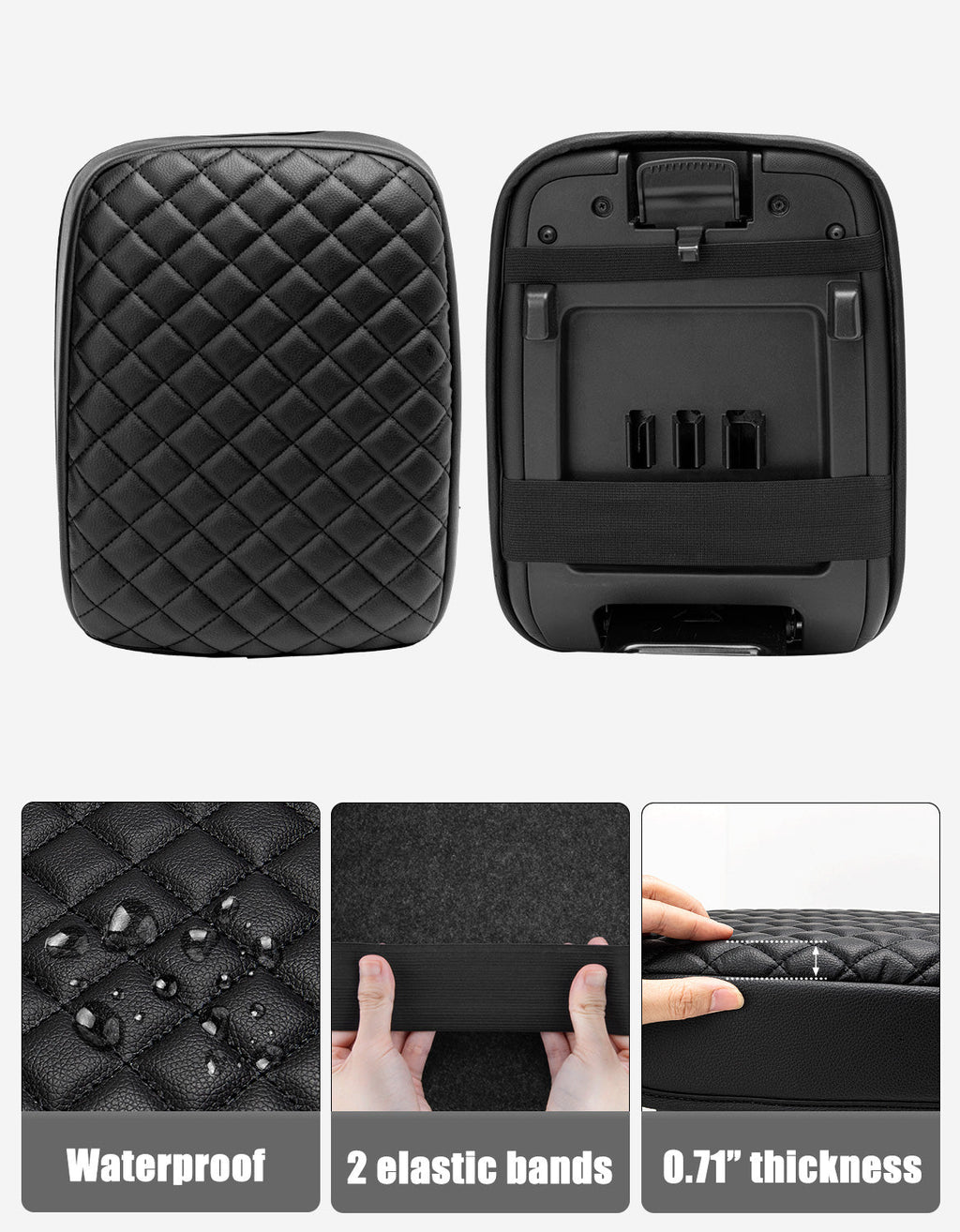 Center Console Armrest Cover Pad for Nissan Frontier 2022-2025