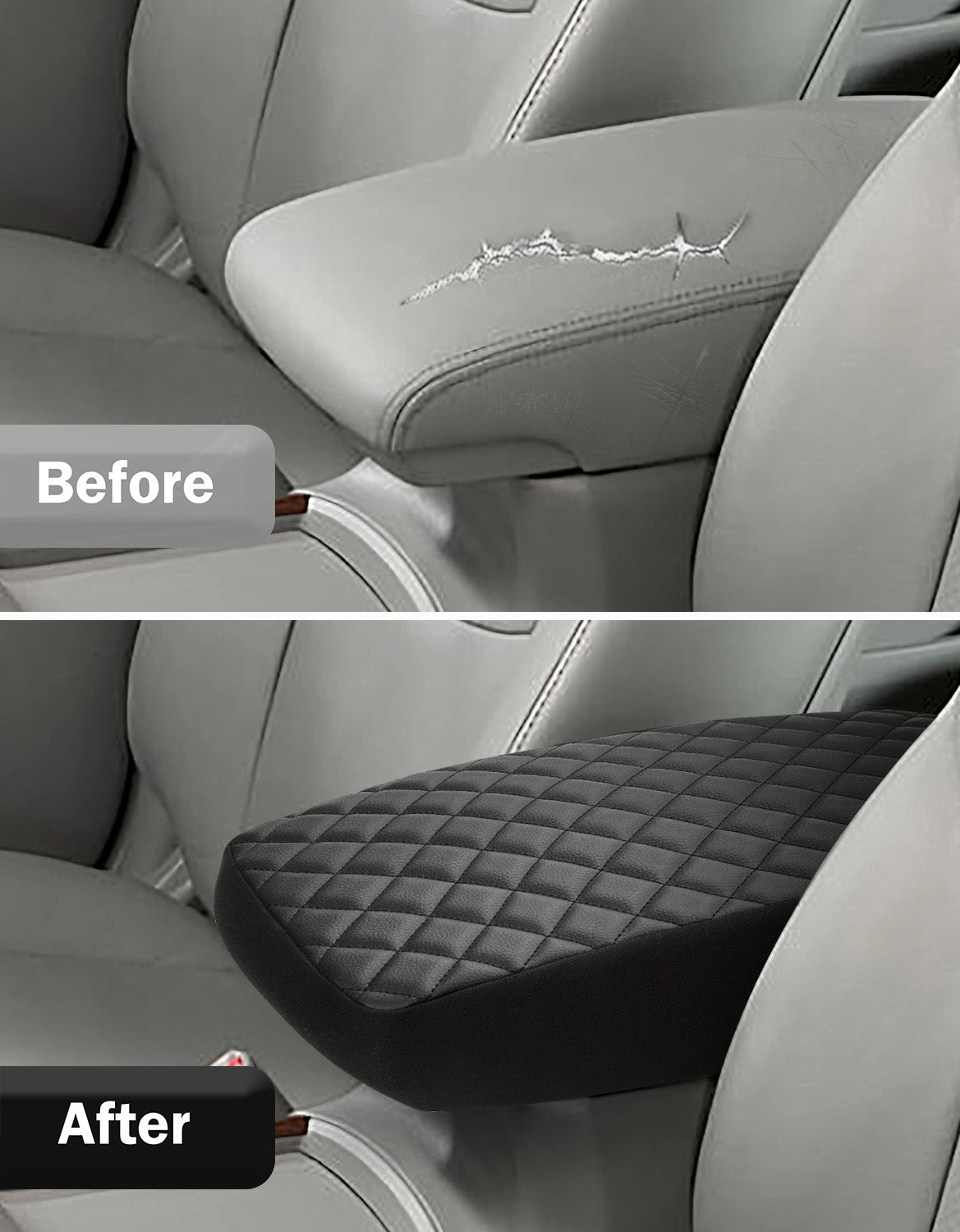 Center Console Armrest Covering Pad Cushion Protector for Toyota Avalon 2005-2012