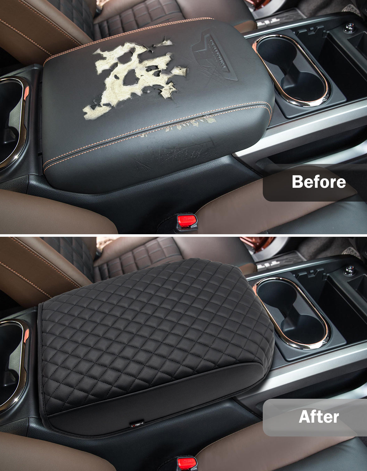 Center Console Armrest Cover for Nissan Titan 2016-2024