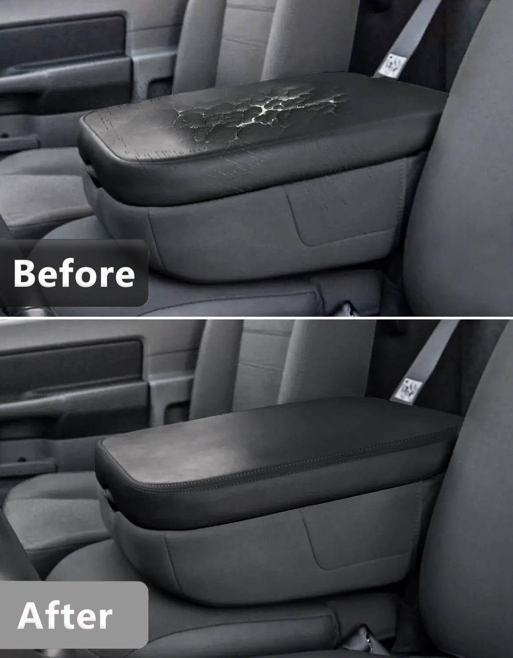 Easy Installation Center Console Cover Replacement for Jump Seat 2002-2008 Dodge Ram 1500 2500 3500