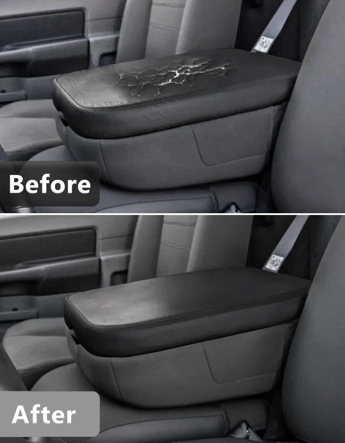 Easy Installation Center Console Cover Replacement for Jump Seat 2002-2008 Dodge Ram 1500 2500 3500