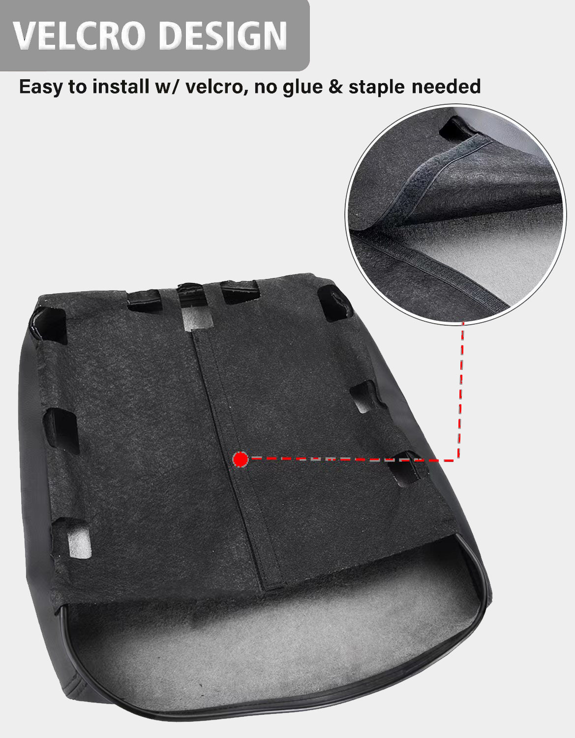 Easy Installation Center Console Cover Replacement for Jump Seat 2002-2008 Dodge Ram 1500 2500 3500
