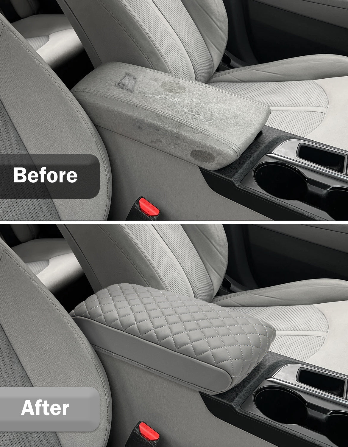Center Console Armrest Cover for Hyundai Sonata 2015-2019