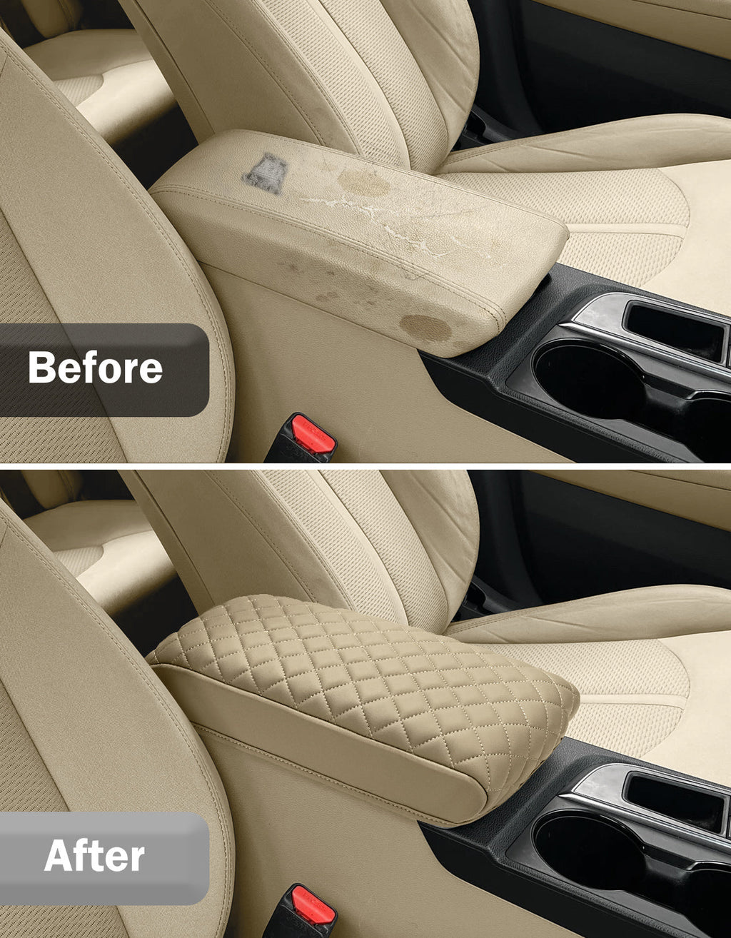 Center Console Armrest Cover for Hyundai Sonata 2015-2019
