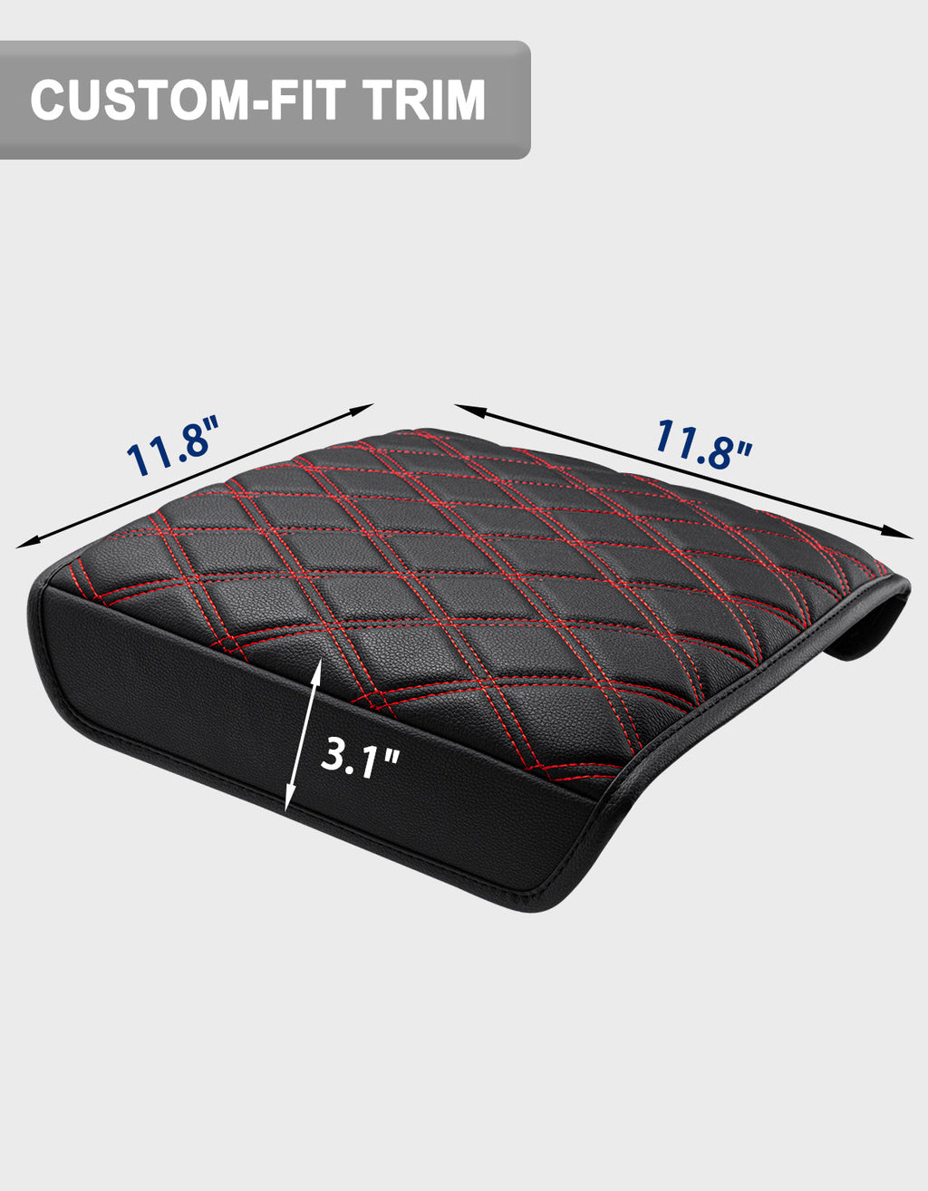 Center Work Surface Armrest Cushion for 2021-2026 Ford F150, 2022-2026 F150 Lightning