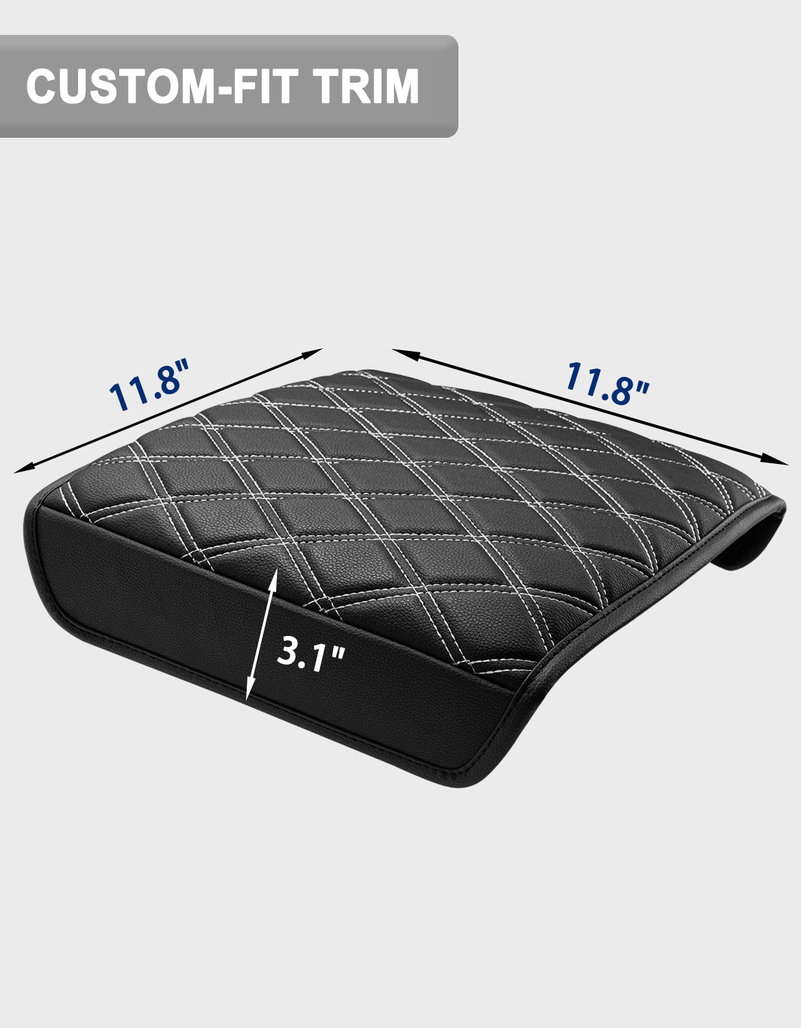 Center Work Surface Armrest Cushion for 2021-2026 Ford F150, 2022-2026 F150 Lightning