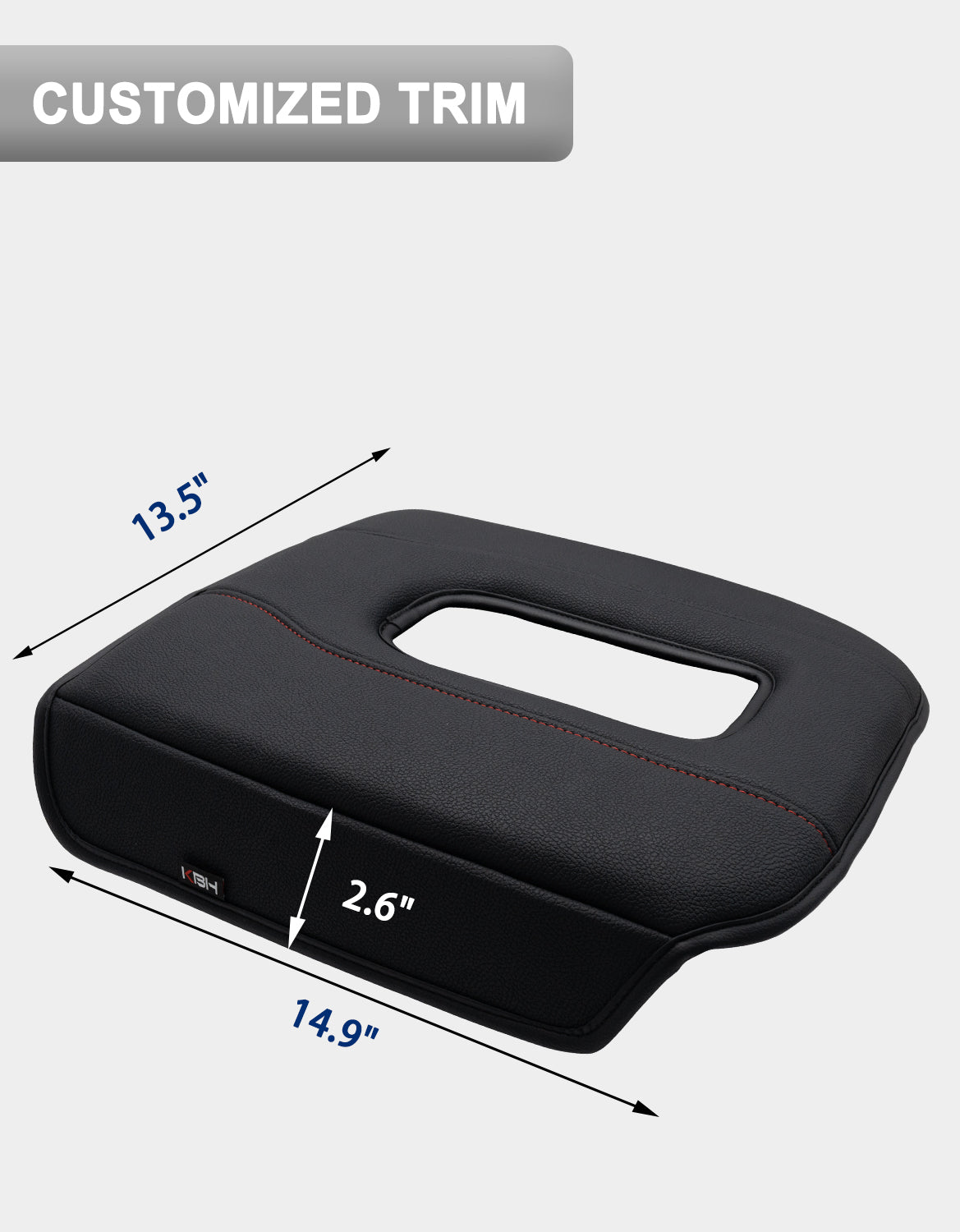 Thick Version Center Console Cushion Cover for Bucket Seat 2019-2026 GMC Sierra 1500 2500 3500,2019-2026 Chevy Silverado 1500 2500 3500, 2021-2026 Tahoe/Suburban/Yukon