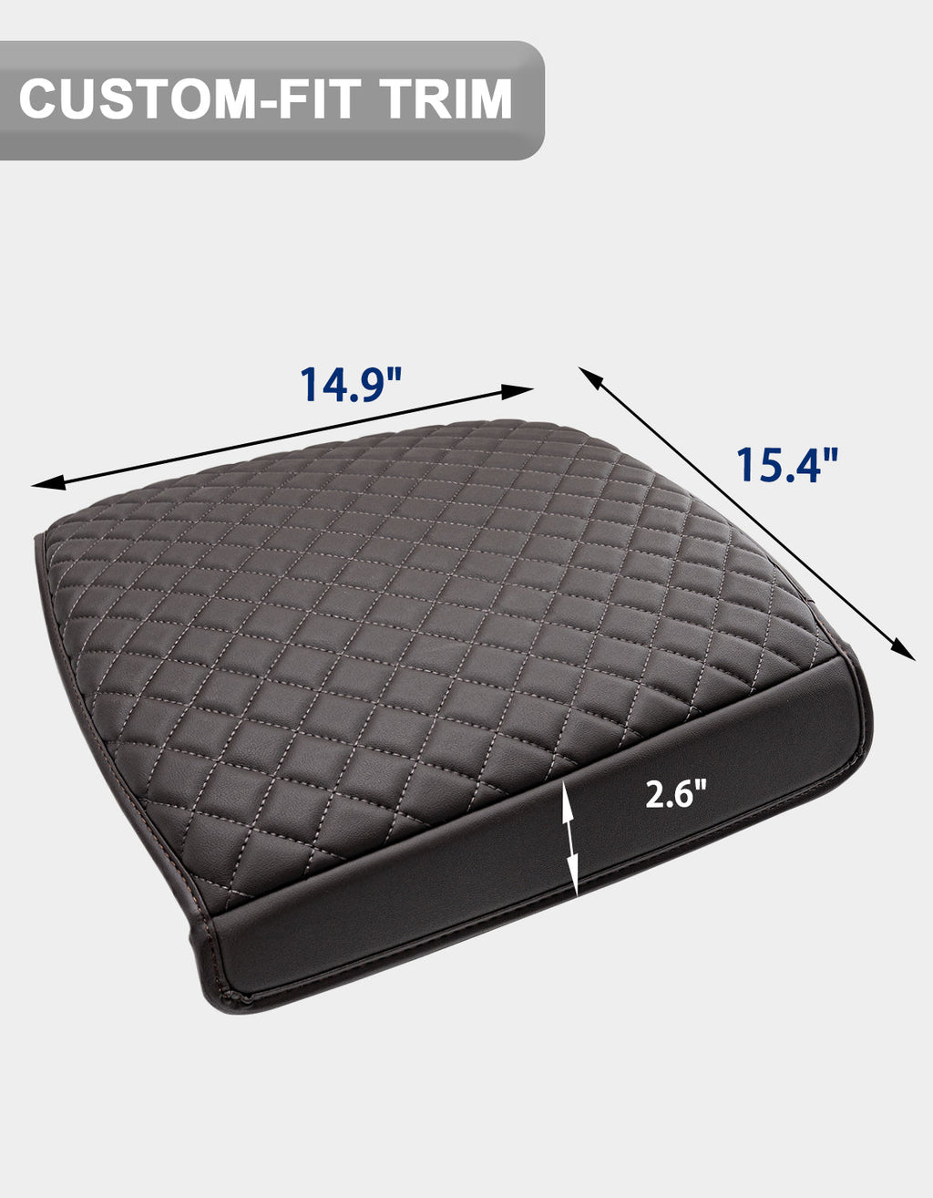 Center Console Armrest Cover Protector for Bucket Seat 2009-2018 Dodge RAM 1500 2500 3500