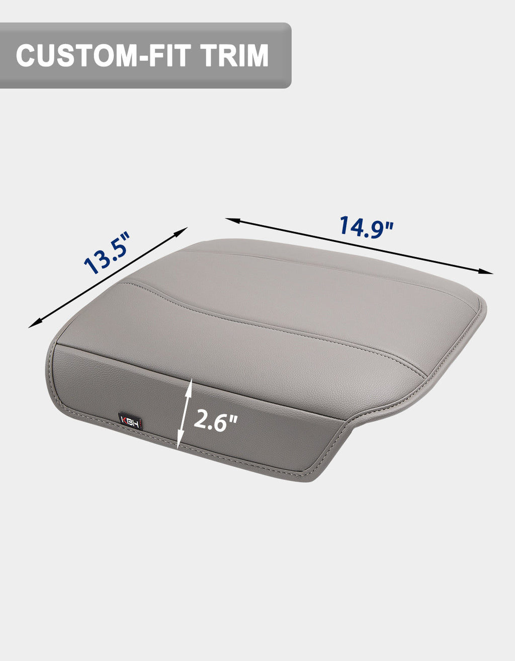 Thick Version Center Console Cushion Cover for  Bucket Seat 2019-2026 GMC Sierra 1500 2500 3500,2019-2026 Chevy Silverado 1500 2500 3500, 2021-2026 Tahoe/Suburban/Yukon