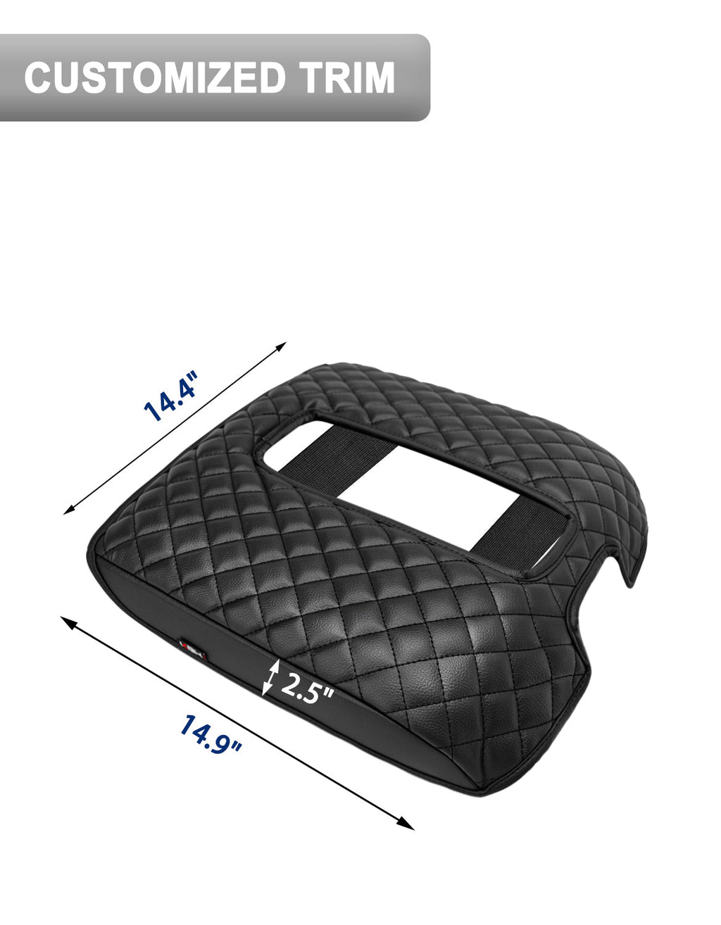 Center Console Armrest Cover Pad for Bucket Seat 2014-2018 Chevy Silverado 1500 2500 3500,2014-2018 GMC Sierra 1500 2500 3500,2015-2020 Tahoe/Yukon/Suburban