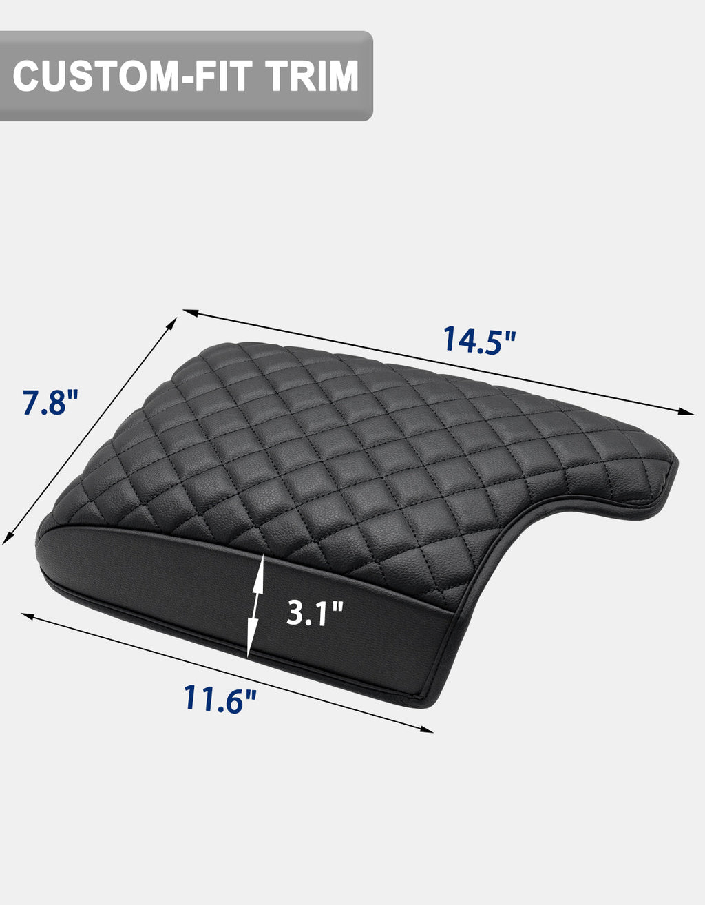 Center Console Cover Pad for Ford Ranger 2019-2023