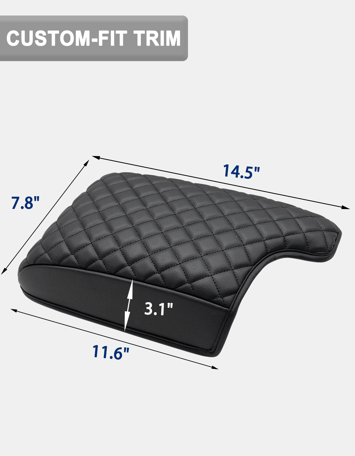 Center Console Cover Pad for Ford Ranger 2019-2023