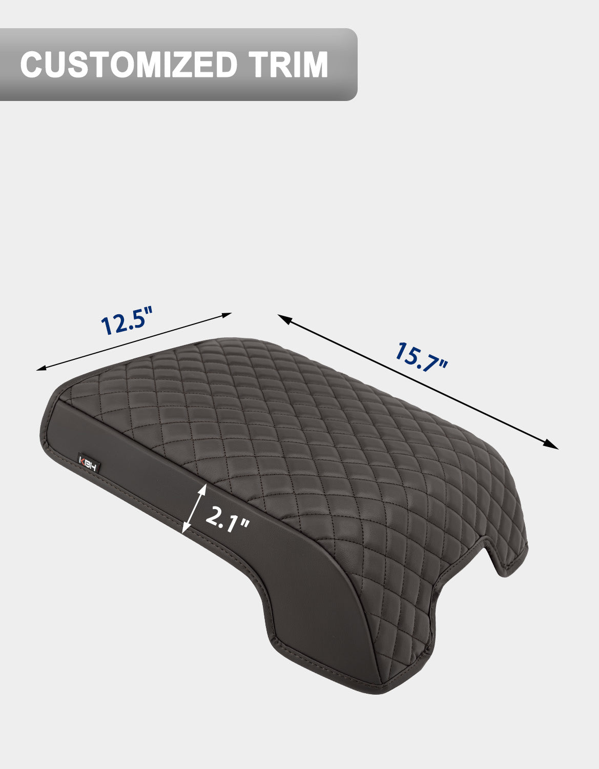 Center Console Cover Pad for Bucket Seat 2011-2016 Ford F250 F350 F450 F550 Super Duty
