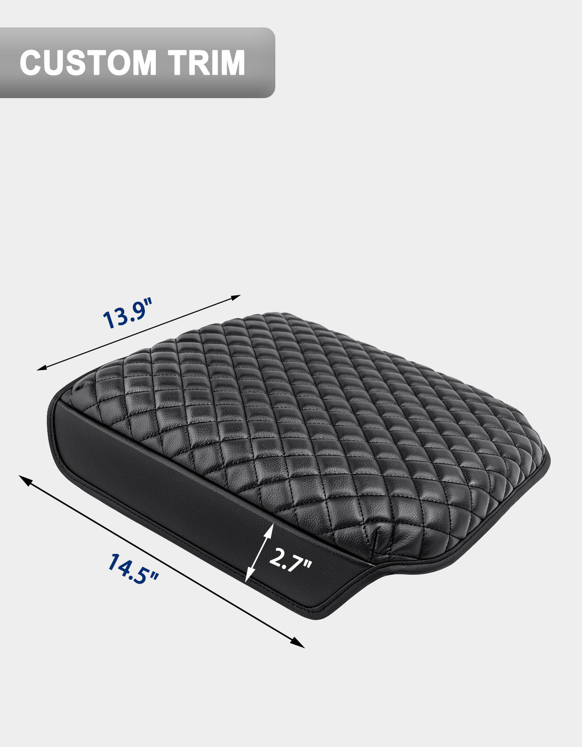 Center Console Armrest Cover Pad for Bucket Seat 2019-2026 Chevy Silverado 1500 2500 3500,2019-2026 GMC Sierra 1500 2500 3500,2021-2026 Tahoe/Suburban/Yukon