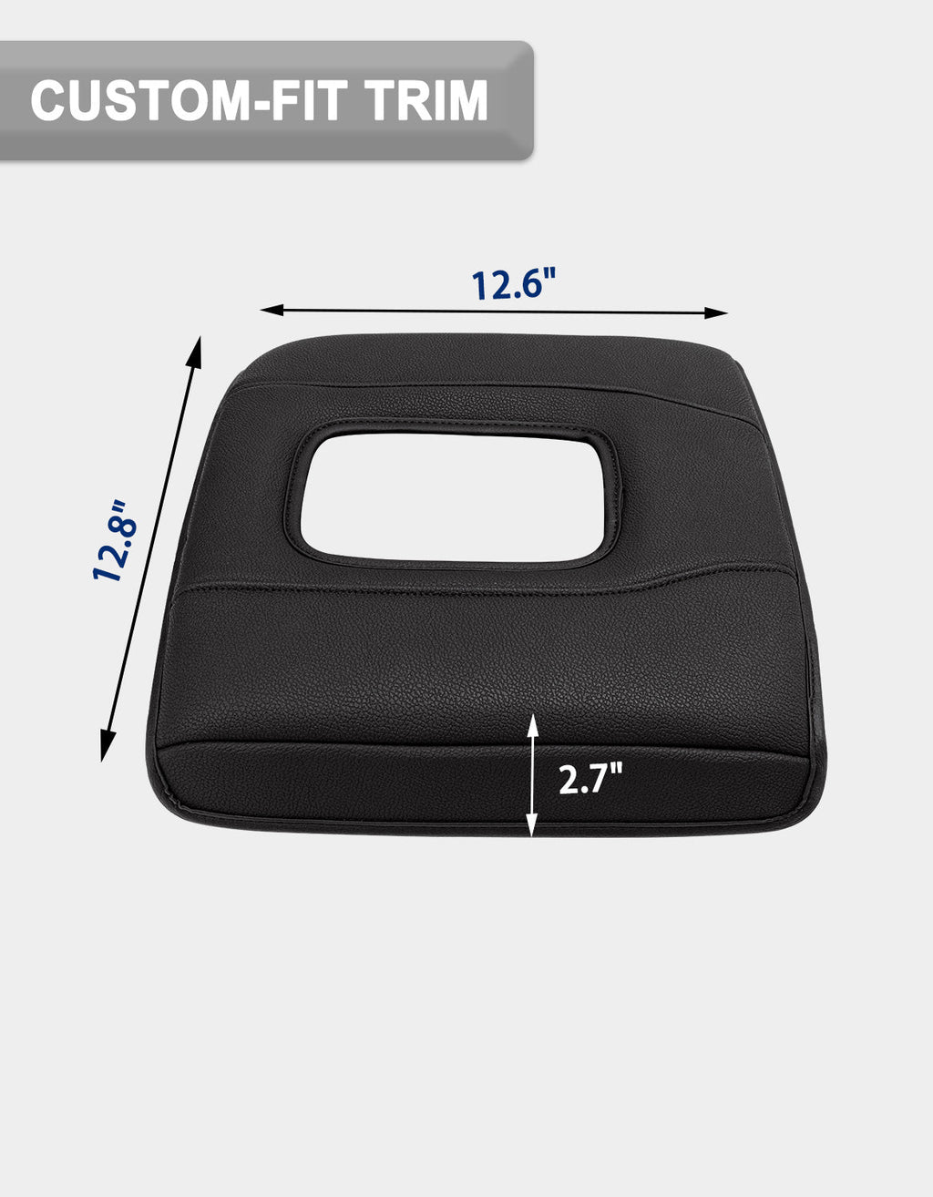 Center Console Armrest Cover for Jump Seat 2014-2018 Chevy Silverado 1500 2500 3500,2014-2018 GMC Sierra 1500 2500 3500
