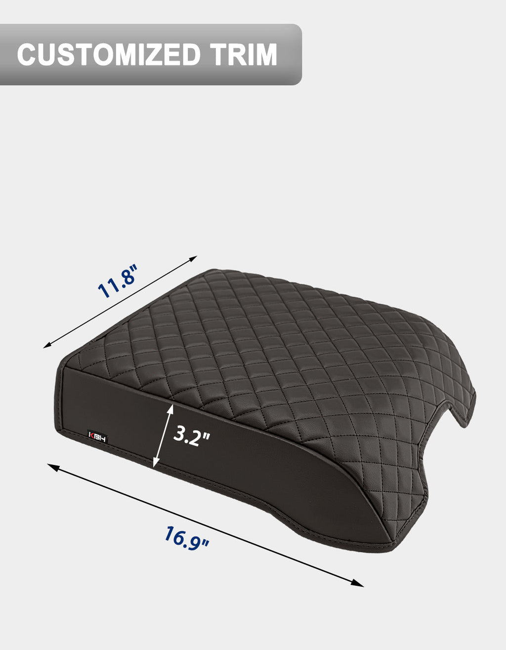 Center Console Armrest Cover Pad for Bucket Seat 2015-2020 Ford F150, 2017-2022 F250 F350 F450 F550 Super Duty, 2018-2024 Ford Expedition