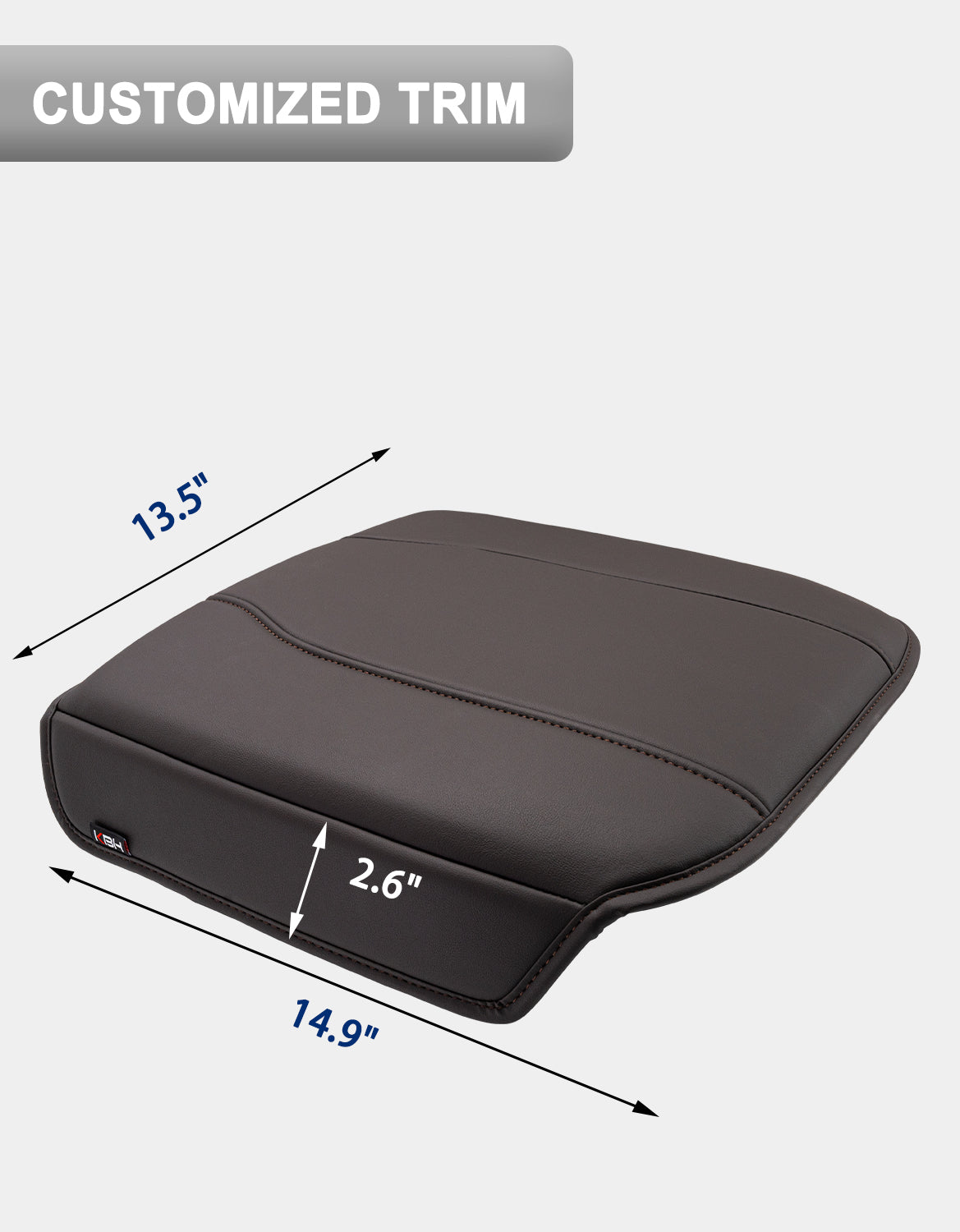 Thick Version Center Console Cushion Cover for  Bucket Seat 2019-2026 GMC Sierra 1500 2500 3500,2019-2026 Chevy Silverado 1500 2500 3500, 2021-2026 Tahoe/Suburban/Yukon
